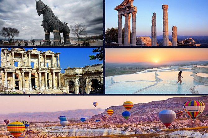6 Days Turkey Tour Cappadocia, Ephesus, Pamukkale, Gallipoli, Troy Tour - The big picture: why this route works