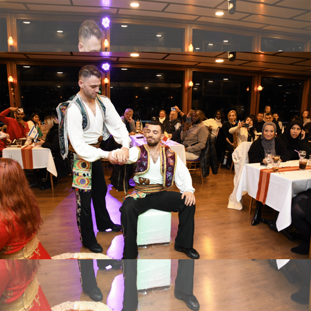 All Inclusive; Istanbul Bosphorus Dinner Cruise w/live shows - Turkish Night show: belly dancers, henna, DJ, and whirling moments