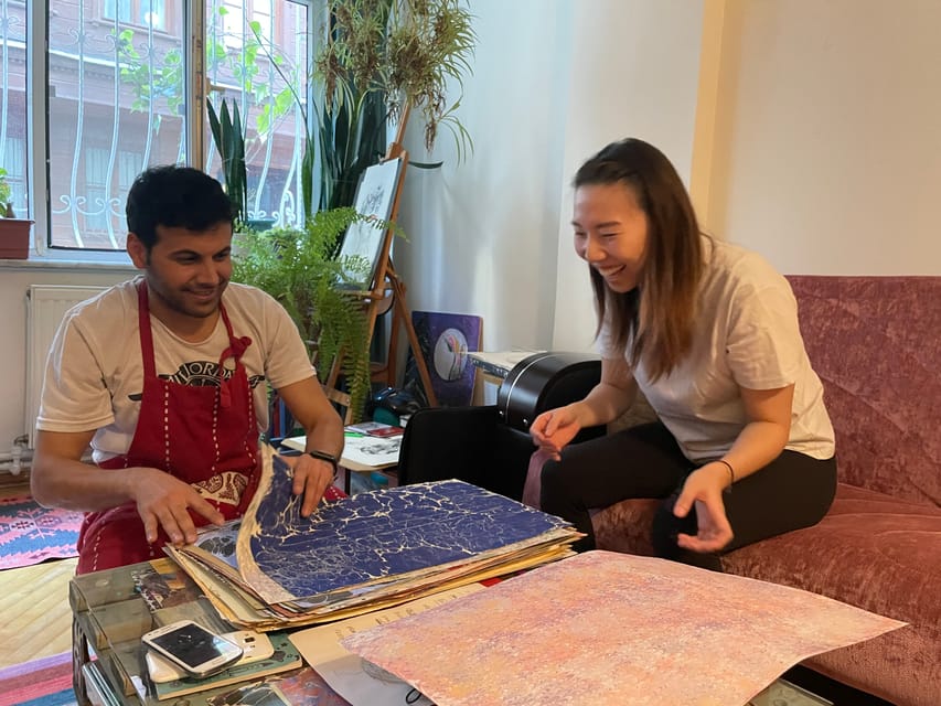 Authentic Turkish Art Marbling - Ebru - with Locals at Home - Should you book Ahmet’s Ebru workshop?
