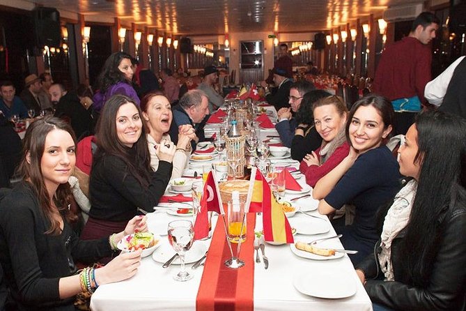 Bosphorus Night Cruise with Dinner, Shows and Party - The Dinner Menu: Mezze Starter, Main Choice, Coffee or Tea