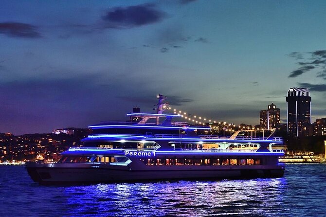 Dinner Cruise with Turkish Show in Istanbul - Dolmabahçe Palace from the water: power, scale, and the night mood