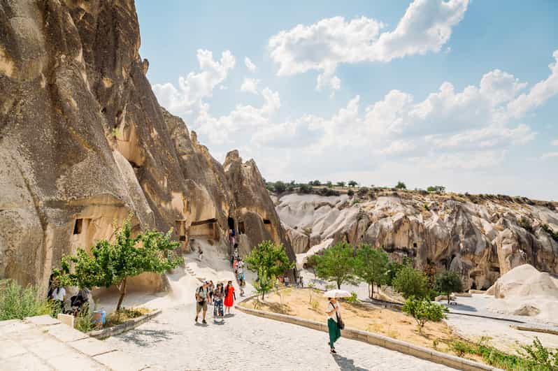 From Istanbul: Cappadocia Day Trip w/Flight - Göreme Open Air Museum: walking into rock-cut churches