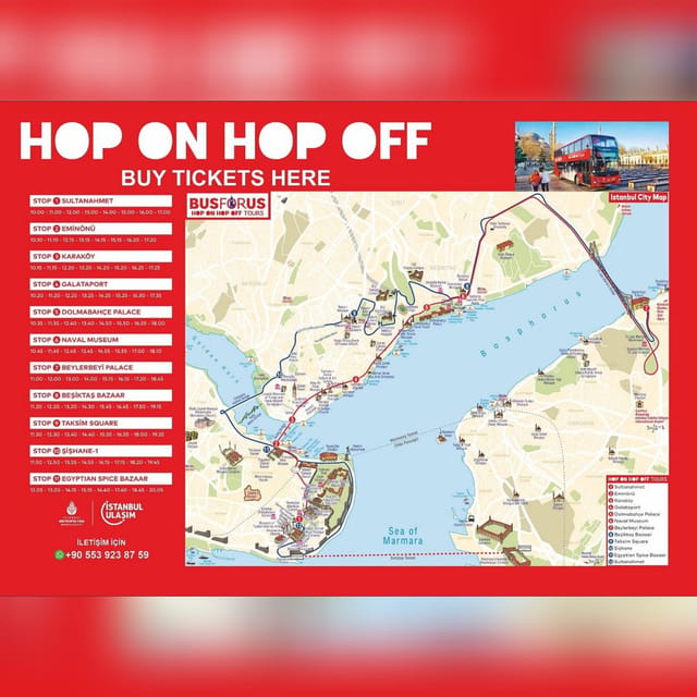 Istanbul: 48-Hour Hop-On Hop-Off Double Decker Bus Ticket - Two days of hop-on hop-off: a smart way to plan