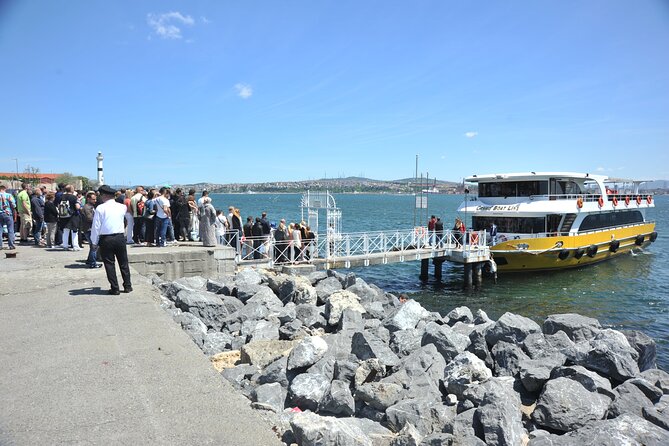 Istanbul: Bosphorus and Golden Horn Cruise with Audio Guide - Dolmabahçe Palace and the Ottoman skyline from the water