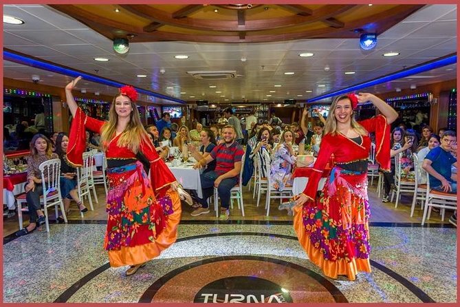 Istanbul Bosphorus Cruise with Dinner and Belly-Dancing Show - Fatih Sultan Mehmet Bridge: The Two-Continents Moment at Night