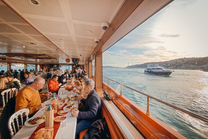 Istanbul Bosphorus Dinner Cruise with Turkish Night Show - Your onboard evening: dinner, drinks, and the Turkish night show
