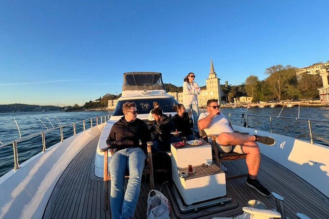 Istanbul Bosphorus Sunset Yacht Cruise - Galatasaray Island (Suada) and the Bebek area: where the shoreline turns trendy