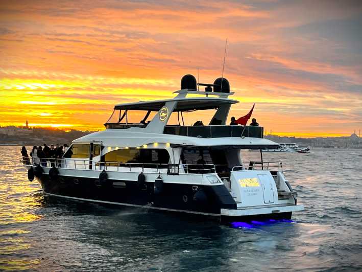 Istanbul: Bosphorus Sunset Yacht Cruise with Live Guide - Boarding at Kabataş: Getting to the Pier Without Stress