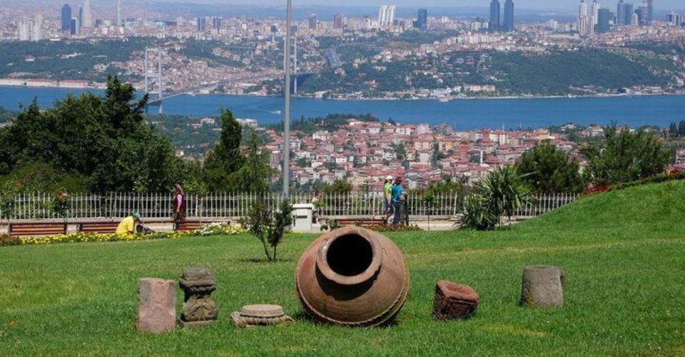 Istanbul: Europe and Asia Tour By Bus And Bosphorus Cruise - Çamlıca Hill and Camlıca Mosque: skyline photos on the Asian shore