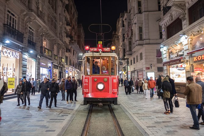 Istanbul Evening Food Tour: The Best Bites of Taksim and Karaköy - Meeting at Gümüşsuyu and ending near Şişhane: your walking map