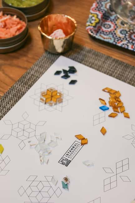 Istanbul: Mosaic Candle Holder Workshop - The warm welcome: history and how these Turkish mosaics are made
