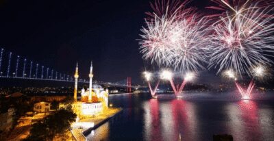 Istanbul: New Year's Eve Bosphorus Dinner Cruise Party 2026 - The Bosphorus route: palaces, castles, bridges, and the best waterfront moments