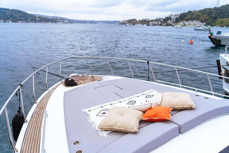 Istanbul: Private Bosphorus Yacht with Tour Guide and Snacks - Onboard Comfort: Indoor Seating, Outdoor Air, and a Wind Plan