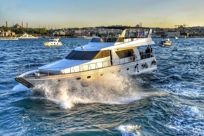 Istanbul Private Luxury Yacht on Bosphorus 25 Meter 82 Feet - Dolmabahçe to Ortaköy: Ottoman power, palace glamour, and a mosque with a prime view