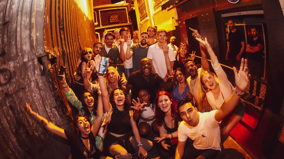 Istanbul: Rooftop Pub Crawl with Party Bus - The Party Bus Segment: Raki Shots, Music, and Motion