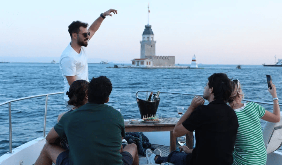 Istanbul: Small Group Yacht Tour with Unlimited Wine - Hagia Sophia at Sunset Light: The Skyline Payoff