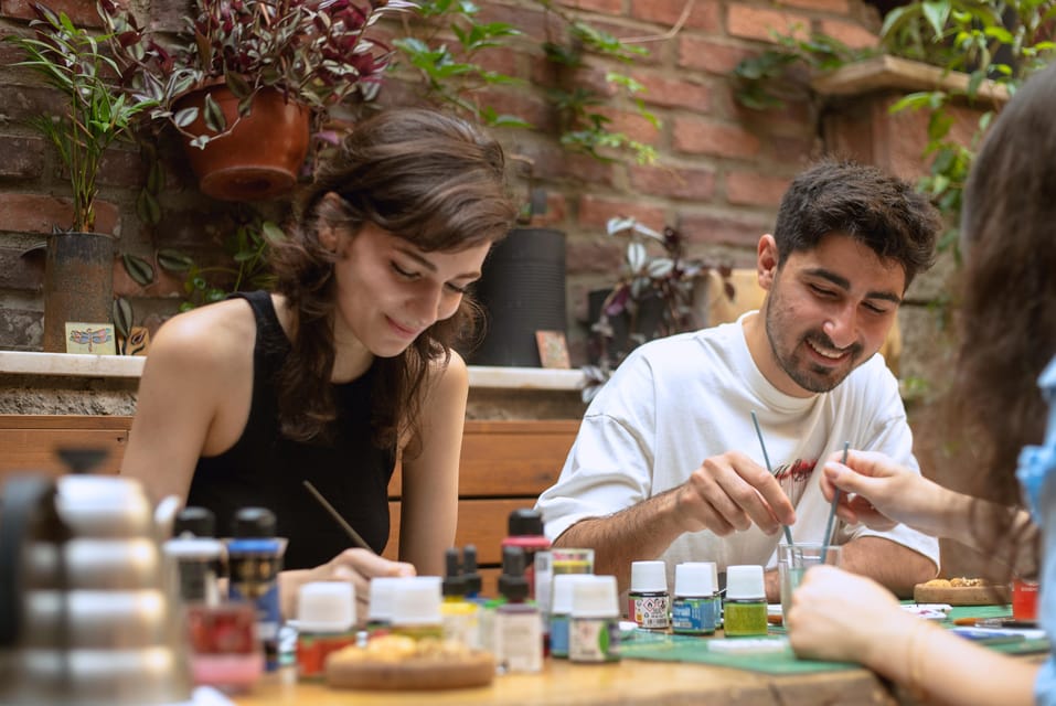 Istanbul: Turkish Tile Painting & Ceramic Workshop w/ Snacks - The art lesson behind the patterns: what you learn while you paint