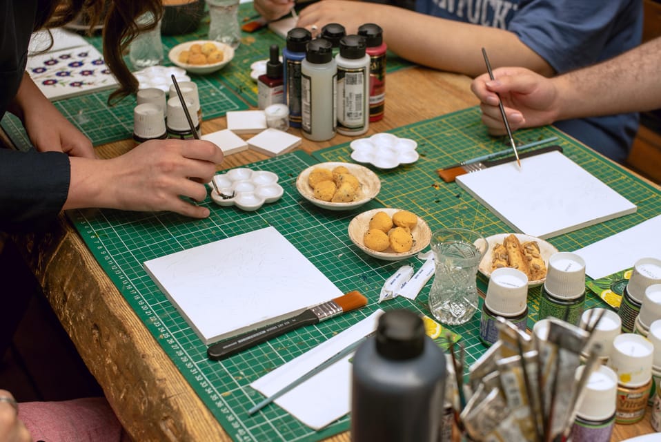 Istanbul: Turkish Tile Painting & Ceramic Workshop w/ Snacks - Snacks, tea, and a slower Istanbul pace
