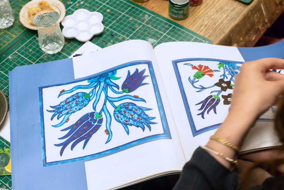 Istanbul: Turkish Tile Painting & Ceramic Workshop w/ Snacks - Meeting in Sirkeci, possible shifts to the Asian side