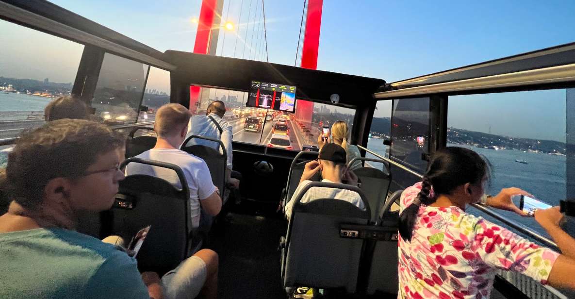 Istanbul: Two Continents Evening Bus Tour with Commentary - Evening bus across the Bosphorus: the simple way to see both sides