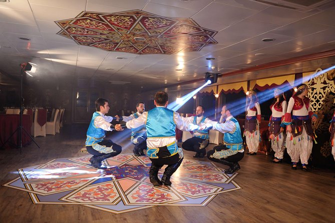 Luxury Bosphorus Dinner Cruise & Shows Private Table & Free Wi-Fi - The show: folk dances, Caucassian performance, belly dance, and DJ music