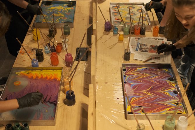 Once in a lifetime Experience: Turkish Marbling Art - Taking Your Artwork Home in Solid Tubes