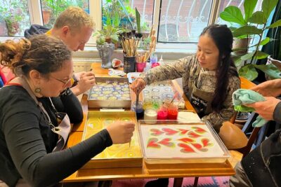 Paint on Water - Authentic Turkish Art Experience at Local Home - What the class covers: techniques and cultural context