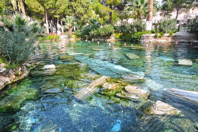 Pamukkale Tour from Istanbul by Flight - Stop 1 on the ground: Karahayit and its year-round 58°C springs