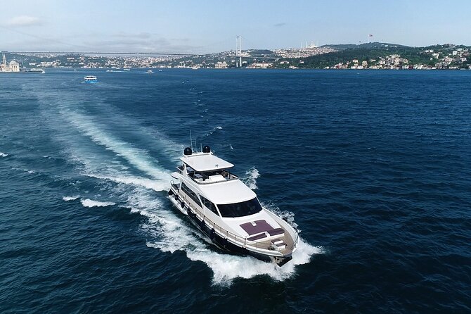 Private Bosphorus Sightseeing Cruise on Luxury Yacht - Dolmabahçe Palace exterior views and the Bosphorus marble pier