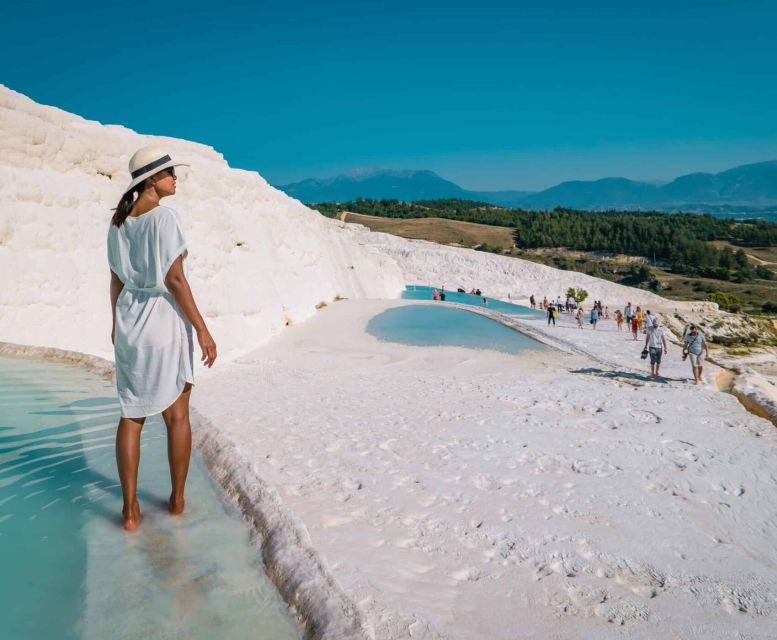 Private Daily Pamukkale Tour from Istanbul by Plane - Cotton Castle terraces: walking the white limestone with context