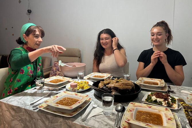 Traditional Family Dinner in Istanbul with with Eastern Family - The Turkish Menu: Dolma, Karnıyarık, and Carrot with Yoghurt