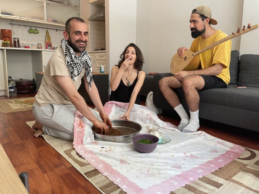 Traditional Home Dinner Night with Çiğköfte - Learn and Eat - From Ingredients to Kneading: What You’ll Actually Do