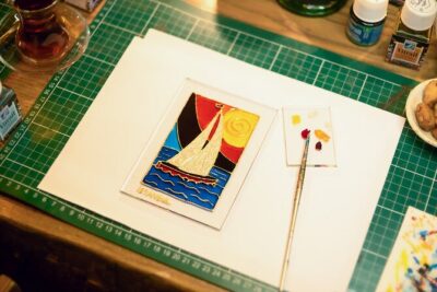 Traditional Stained Glass Painting Workshop - Where you meet, and how to reach the real studio