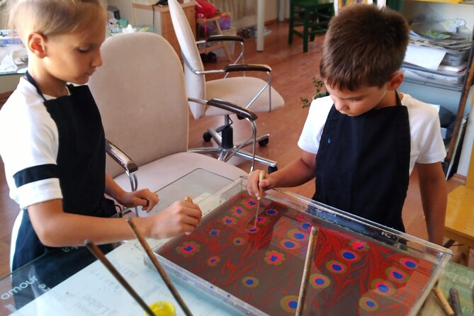 Turkish Marbling Paper Art Workshop - Taking Your Art Home: Dry Time and Framing Ideas