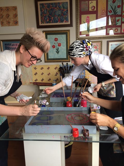 Turkish Marbling Paper Ebru Art Workshop - Sultanahmet Studio Basics: Meeting Point and Getting There